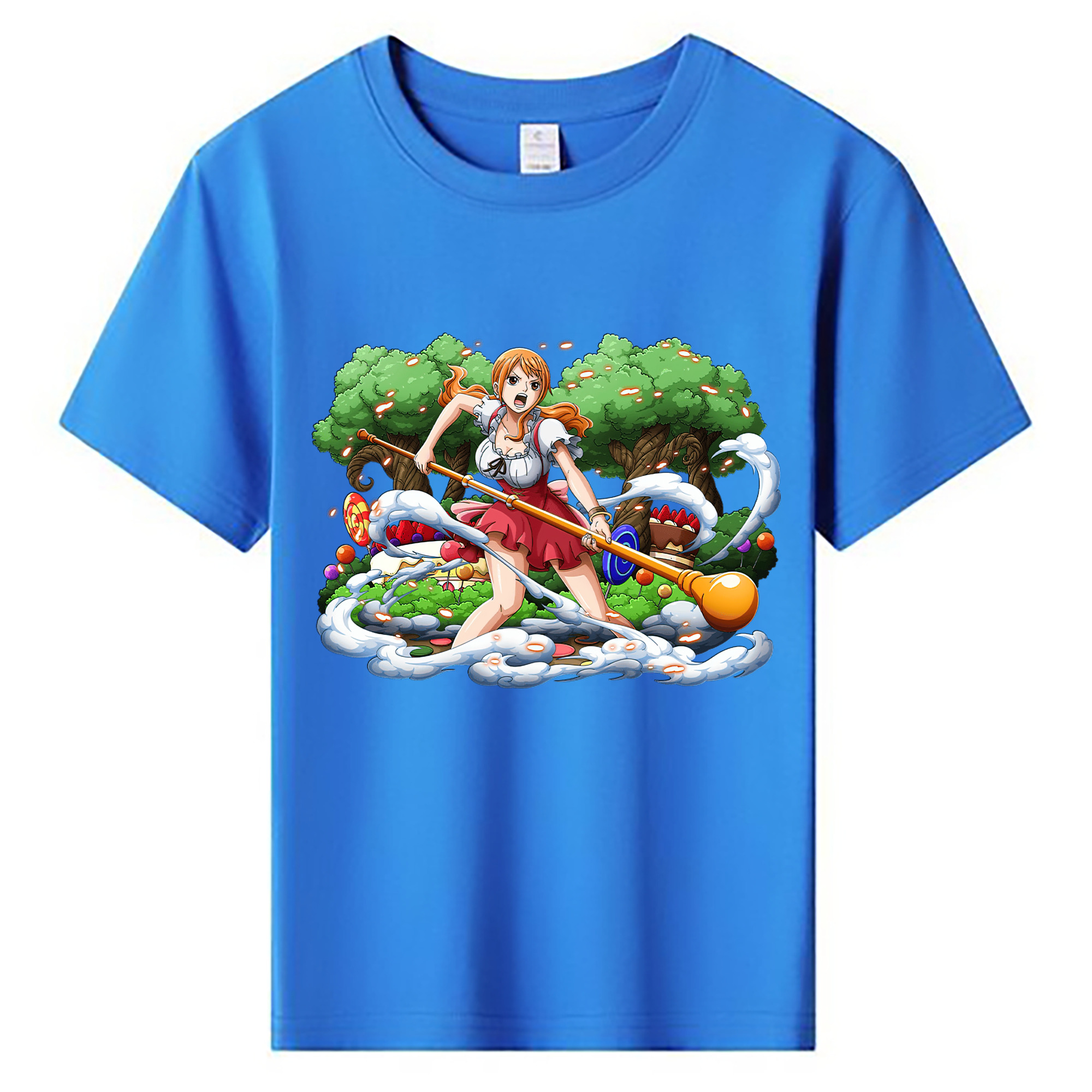 ワンピース ナミ ONE PIECE Nami 綿100％キッズTシャツ（フロントプリント）